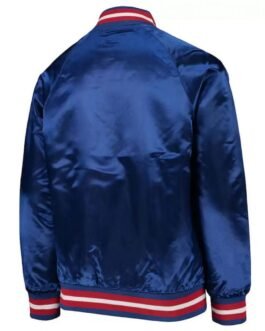 NY Giants Youth Lightweight Raglan Full-Snap Jacket
