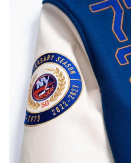 NY Islanders 50th Anniversary Varsity Jacket