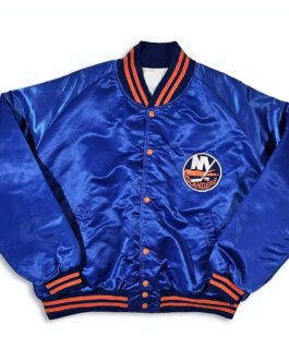 80’s NY Islanders Blue Bomber Jacket