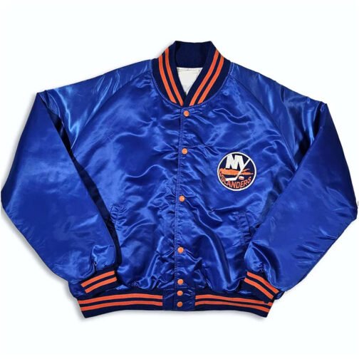 80’s NY Islanders Blue Bomber Jacket