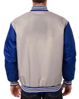 NY Islanders Front Hit Gray and Blue Jacket