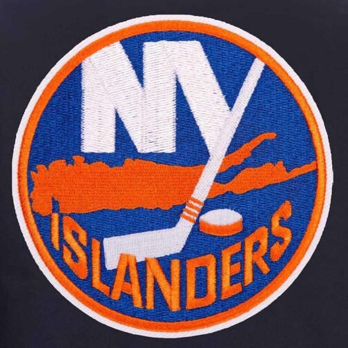 New York Islanders Front Hit Navy Jacket - Image 3
