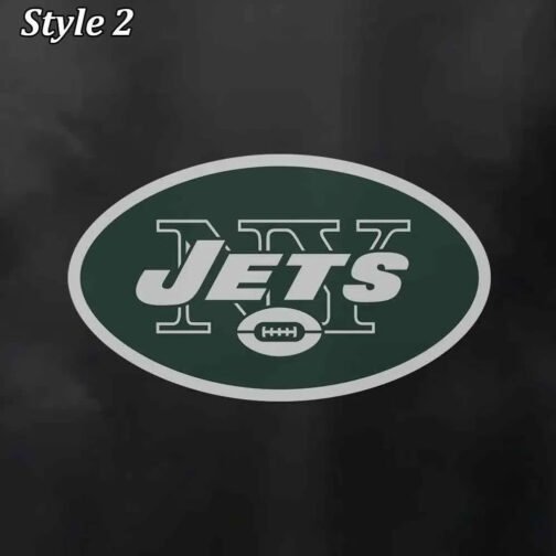 New York Jets Locker Room Black Satin Jacket - Image 8