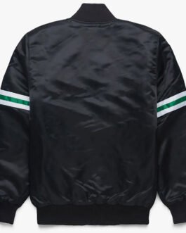 NY Jets Black Satin Jacket