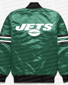 NY Jets Button Down Green Jacket