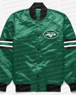 NY Jets Button Down Green Jacket