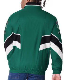 New York Jets Captain Green Varsity Satin Jacket