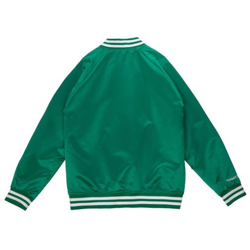 White New York Jets Satin Jacket - Image 4