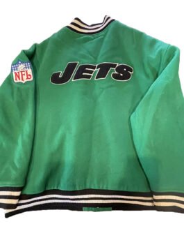 New York Jets Green Throwbacks Varsity Jacket