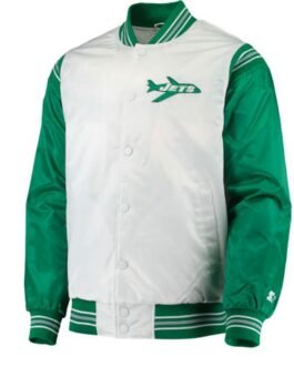 New York Jets Varsity Starter White and Green Jacket
