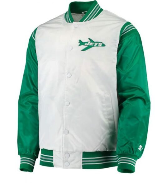 New York Jets Varsity Starter White and Green Jacket