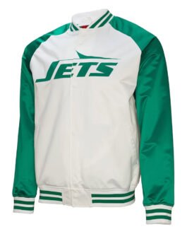 NY Jets Legacy Sack Exchange Satin Jacket