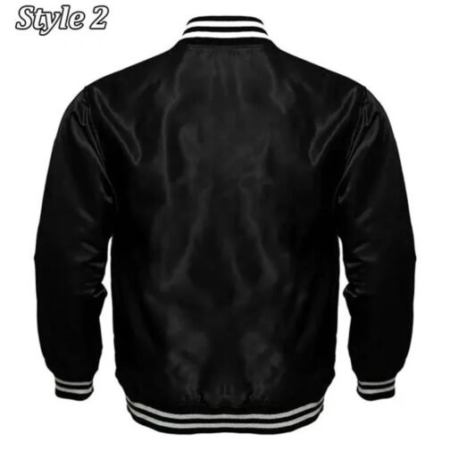 New York Jets Locker Room Black Satin Jacket - Image 4