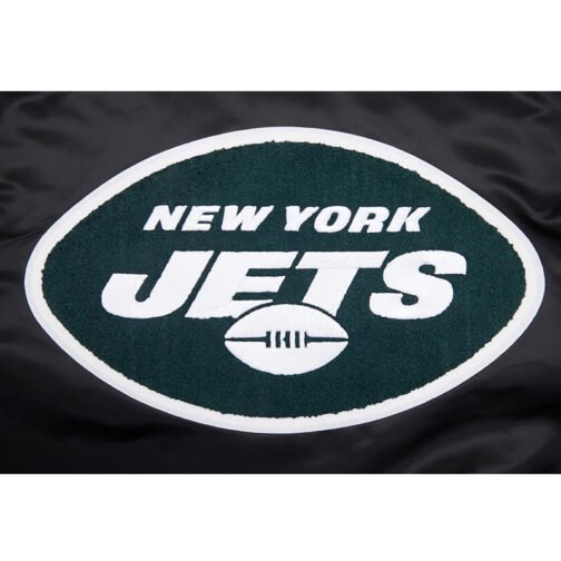 New York Jets Mashup Classic Rib Satin Jacket - Image 7