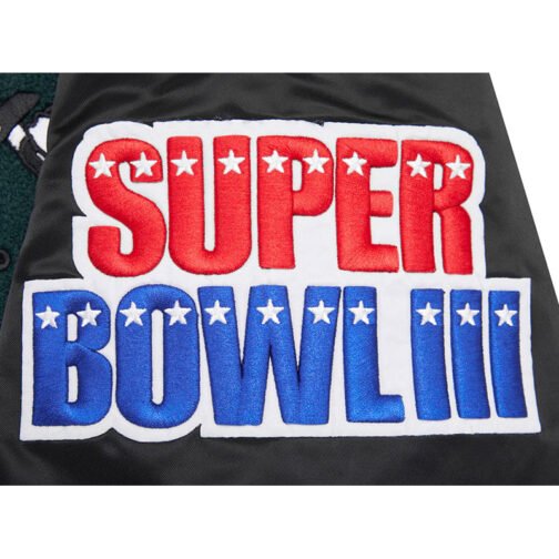 New York Jets Mashup Classic Rib Satin Jacket - Image 8
