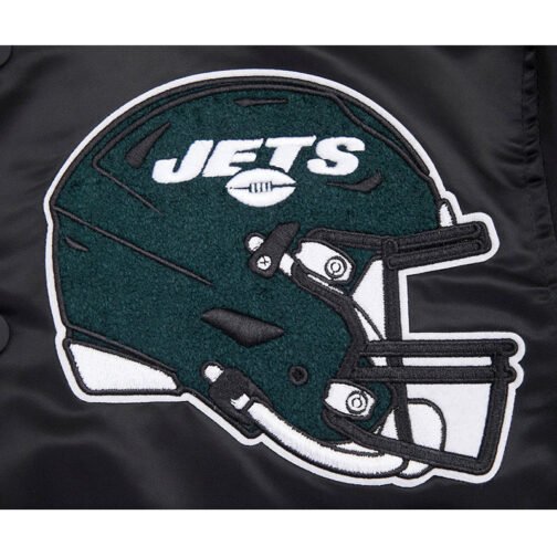 New York Jets Mashup Classic Rib Satin Jacket - Image 9
