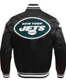 New York Jets Mashup Classic Rib Satin Jacket