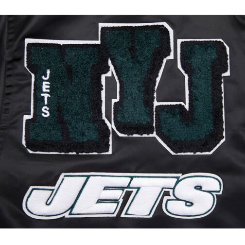 New York Jets Mashup Classic Rib Satin Jacket - Image 6