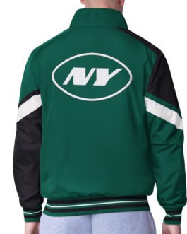 NY Jets Strong Arm Green Full-Zip Jacket