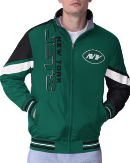 NY Jets Strong Arm Green Full-Zip Jacket