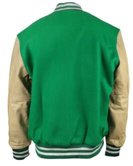 New York Jets Varsity Green and Beige Jacket