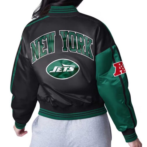 New York Jets Zone Blitz Green/Black Jacket - Image 2