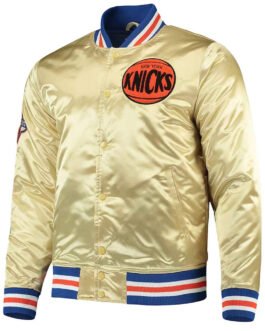NY Knicks 1970 Champions 50th Anniversary Gold Jacket