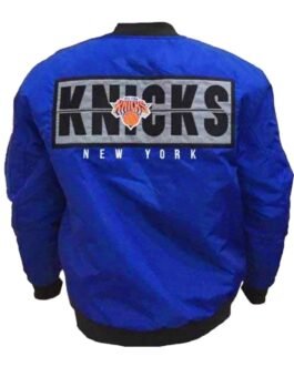 NY Knicks Black History Collection Flight Jacket