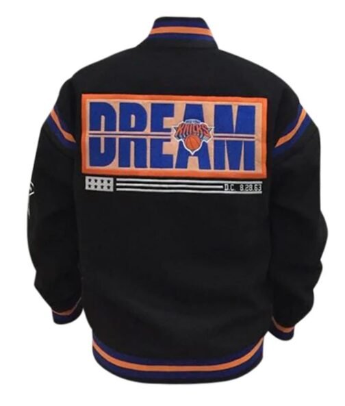 NY Knicks Black History Collection Flight Dream Jacket - Image 2
