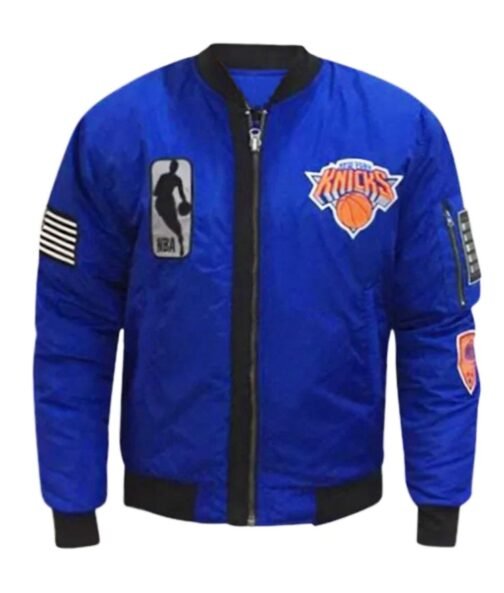 NY Knicks Black History Collection Flight Jacket