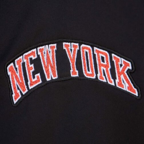 NY Knicks Black Out Satin Jacket - Image 4