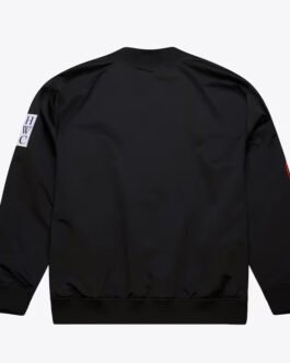 NY Knicks Black Out Satin Jacket