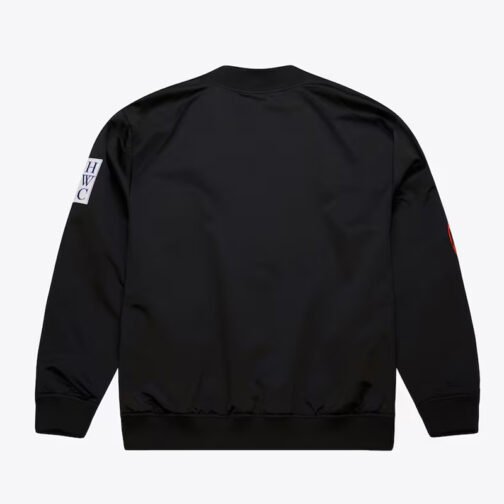 NY Knicks Black Out Satin Jacket - Image 2