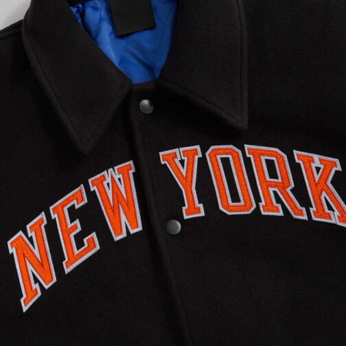 NY Knicks Varsity Wool Jacket - Image 7