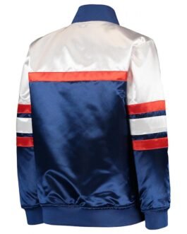 NY Knicks Hardwood Classics Blue/White Jacket