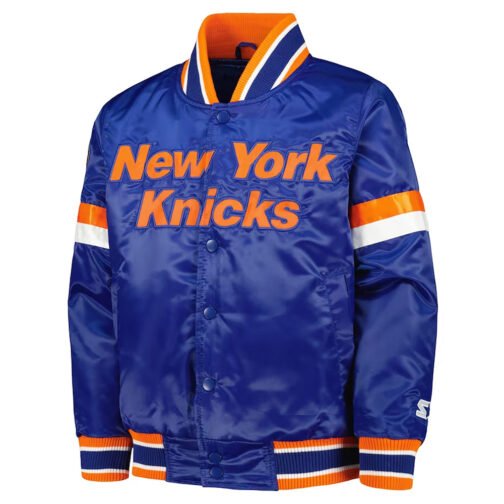 NY Knicks Home Game Blue Jacket