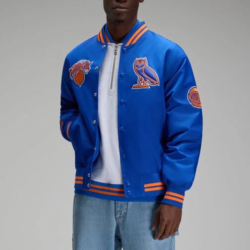OVO NY Knicks Blue Jacket - Image 5