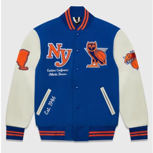OVO New York Knicks Varsity Jacket