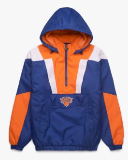 New York Knicks Pullover Half-Zip Jacket