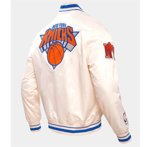 New York Knicks Retro Classic Rib Jacket - Image 5