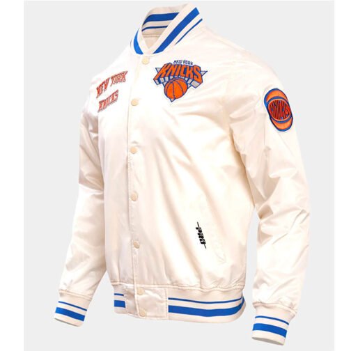 New York Knicks Retro Classic Rib Jacket - Image 7