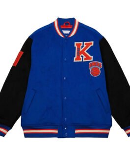 NY Knicks Team Legacy Varsity Jacket