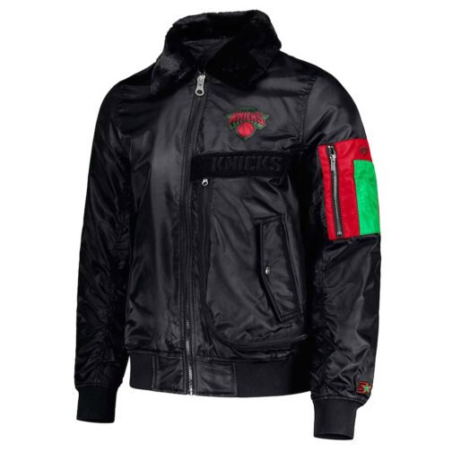 New York Knicks Ty Mopkins Black Jacket