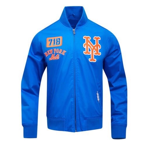 New York Mets Area Code Royal Jacket