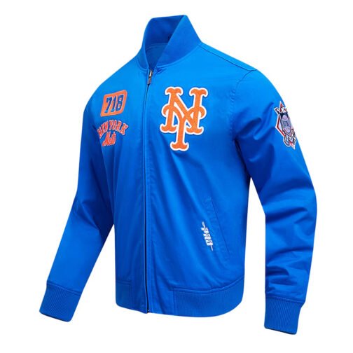 New York Mets Area Code Royal Jacket - Image 3