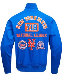 New York Mets Area Code Royal Jacket