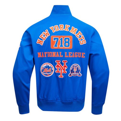 New York Mets Area Code Royal Jacket - Image 2