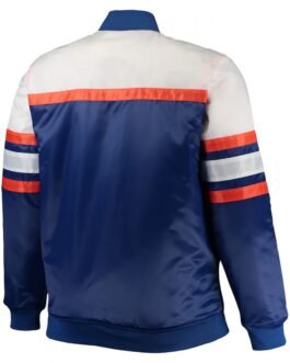 Coaches NY Mets Satin Royal Blue and White Jacket