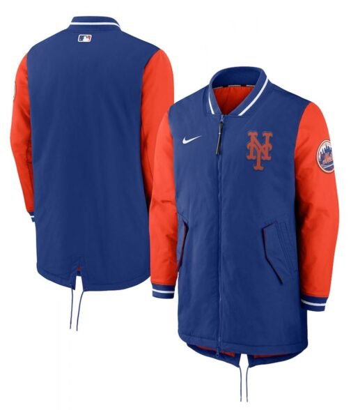 New York Mets Dugout Performance Long Jacket - Image 3