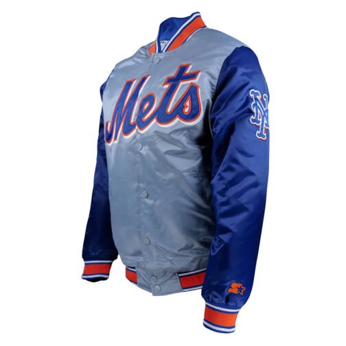 New York Mets Exclusive Satin Jacket - Image 4
